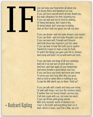 Impressão Artística do Poema 'If' por Rudyard Kipling - Pôster de Parede Inspirador em Pergaminho (5 x 7) - imagem 1