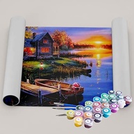 Kit Pintura Terapêutica A Casa do Lago - Pinte e Cura sua Mente - imagem 3