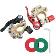 Conector Terminal Bateria Dourado com Engate Rápido Duplo Polo - Segurança e Praticidade para seu Carro - imagem 2