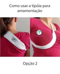 Tipoia de Amamentação Confortável com Tecido Dryfit Antibactericida - imagem 5