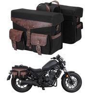 Bolsa de Selim KEMIMOTO 36L Vintage: Estilo e Praticidade para sua Moto - imagem 1