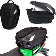 Mochila Moto Baslu: Baú Universal Impermeável com Design Esportivo e Porta Capacete - imagem 1