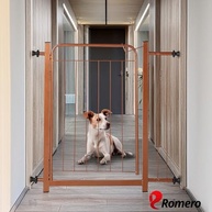 Portão de Segurança para Pets e Bebês | Largura Ajustável 69-84cm + Extensor 10cm | Cor Bronze - imagem 3