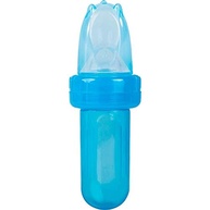 Kit Porta Frutinha e Colher Dosadora Azul - Buba Segura e Prática para Bebês - imagem 1