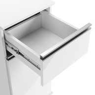 Armário Suporte para Bebedouro com Gaveta – Design Moderno e Resistente (Branco) - imagem 4