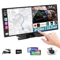 Tela CarPlay Sem Fio 11.5" para Carro: Netflix, YouTube, TikTok, Android Auto e Câmera 1080p - imagem 2