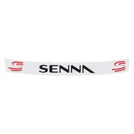 Adesivo Viseira Capacete Senna Refletivo - Segurança e Estilo para Pilotos - imagem 1