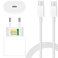 Carregador USB-C Turbo 30W com Cabo: iPhone 16/15, Android e Mais - Carregamento Rápido e Seguro - imagem 1