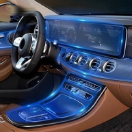 Película Protetora TPU Invisível para GPS Mercedes-Benz Classe E W213 (2019-2021) - Alta Definição e Durabilidade - imagem 1