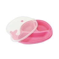 Prato Infantil Baleia com Divisórias Clingo - Rosa | Seguro, Resistente e Ideal para Refeições Saudáveis - imagem 1