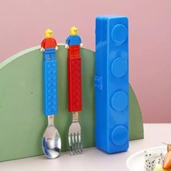 Kit Talheres Infantil Divertido com Bonecos - Garfo e Colher Coloridos para Crianças - imagem 5