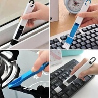 Kit Limpeza Profunda para Trilhos e Frestas - Esponja e Escova com Pá Embutida - imagem 5