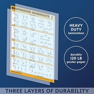 Pacote com 4 Pôsteres de Treino Suspensão e Peso Corporal - Palace Learning | Laminados 45,72x61cm - imagem 4