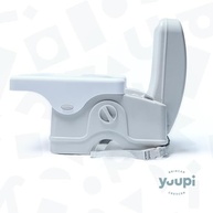 Cadeira de Alimentação Portátil Yuupi Cinza e Branca - Segurança e Conforto para Bebês - imagem 3