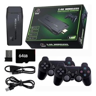 a-e-controles-fio-lite-stick-retro-hdmi-com-2-jogos-64gb-4k-20000-game-sem-a
