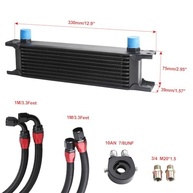 Kit Universal Refrigerador de Óleo 10 Fileiras AN10 - Alumínio de Corrida para Motor e Transmissão - imagem 5
