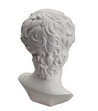 David de Michelangelo - Estátua de Busto em Resina 15 cm | Decoração Elegante e Durável - imagem 5