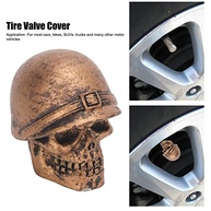 Tampas de Válvula Crânio Bronze - Estilo Único e Proteção Duradoura para Seu Carro - imagem 3