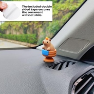 Decoração de Painel Capivara Balançante: Toque Divertido e Adorável para Seu Carro - imagem 5