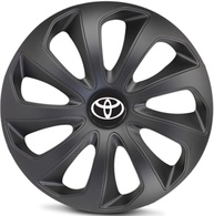 Jogo 4 Calotas Esportivas Velox Aro 14 Preto Fosco para Toyota Etios, Yaris e Corolla - imagem 5