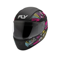 Capacete Fly F-9 HG Fiesta Preto Fosco/Color - Segurança e Estilo para Sua Moto - imagem 3