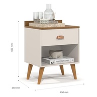 Conjunto Cama Queen com Cabeceira Julia e 2 Mesas de Cabeceira Perola - Design Sofisticado e Fácil Montagem - imagem 3