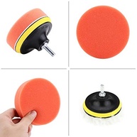 Esponja de Lã para Polimento de Carro - Kit com Almofada 4" e Adaptador para Polidor - imagem 4