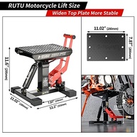 RUTU Elevador Hidráulico para Motos e Quadriciclos - Suporte Robusto 453kg para Manutenção - imagem 3