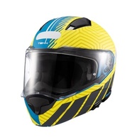 Capacete Texx Kratos Cyber Azul e Amarelo Fosco: Estilo e Segurança para Sua Pilotagem - imagem 4