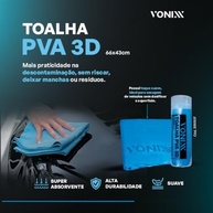 Toalha PVA 3D Vonixx: Secagem Rápida e Impecável para Seu Carro - imagem 3