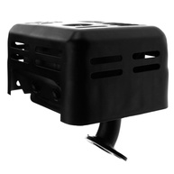 Silenciador de Exaustão Preto para Honda GX110, GX120 e outros - Durabilidade e Performance - imagem 1
