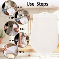 Saco de Amassar Silicone Multifuncional - Ideal para Massas e Armazenamento - imagem 4