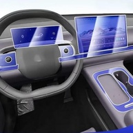 Proteção Premium para LEAPMOTOR C10 2024: Película TPU Antiarranhões para Painel e Navegação - imagem 2