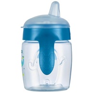 Caneca de Treinamento Decorada Fun 200 ml - Azul | Alça Ergonômica e Tampa Vedada - imagem 2