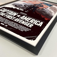 Quadro Capitão América: O Primeiro Vingador - 40x60cm | Moldura Ecológica em Madeira de Reflorestamento - imagem 4