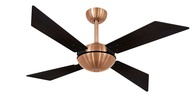 Ventilador de Teto Cobre 4 Pás Volare Tech Office Tabaco 127V | Moderno, Silencioso e Econômico - imagem 1