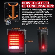 Lanternas Traseiras LED J-eep Wrangler JK 2007-2018: Lente Transparente, Freio, Seta e Ré - Upgrade Essencial! - imagem 4