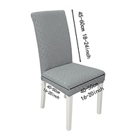 Capa para Cadeira de Jantar com Alta Elasticidade - Removível e Lavável para Casa, Festa e Eventos - imagem 4