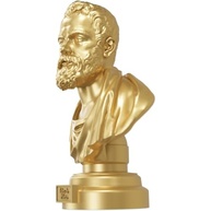 Estátua Busto de Tales de Mileto - Filósofo Grego em Ouro (Design Elegante) - imagem 3