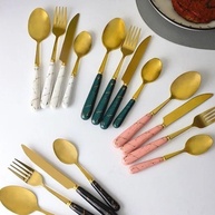 Conjunto de Talheres em Aço Inoxidável 24 Peças - Design Elegante e Durável - imagem 5