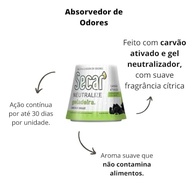 Neutralizador de Odores para Geladeira com Carvão Ativado - Elimine Cheiros Fortes Naturalmente - imagem 3