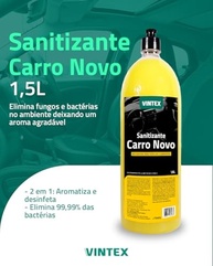 Sanitizante Carro Novo 1,5L: Elimine Odores e Bactérias com Aroma Fresco - imagem 3