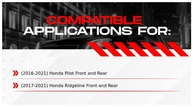 R1 Concepts eLine: Freios de Alta Performance para Honda Pilot e Ridgeline (2016-2021) - imagem 3