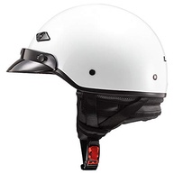 Capacete LS2 Bagger Moto Meio Capacete - Estilo e Segurança em Branco Pérola Brilhante - imagem 4