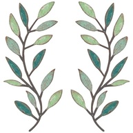 Decoração de Parede em Metal com Estilo Moderno - Ramo de Oliveira para Ambientes Elegantes - imagem 2