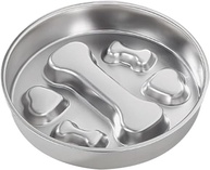 Bacia de Alimentação Lenta em Aço Inoxidável 304 - Controle de Ração e Prevenção de Engasgos para Pets - imagem 2
