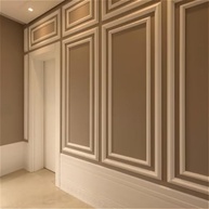 Kit 12 Metros Rodameio Boiserie 3cm em Poliestireno Virgem - Moldura Moderna para Decoração de Interiores - imagem 3