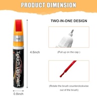 Caneta de Retoque Automotivo 2 em 1 - Tinta de Secagem Rápida com Ponta de Precisão e Pincel para Arranhões e Lascas - imagem 3