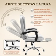 a-encosto-cadeira-ergonomica-pes-apoio-cinza-presidente-e-para-ajustavel-a