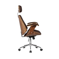 Cadeira Office Lisboa Marrom com Encosto Ergonômico Rivatti - imagem 5